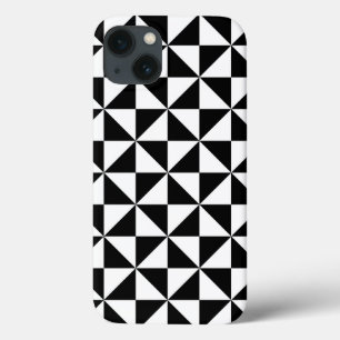 Etui iPhone Case-Mate Motif triangulaire noir et blanc