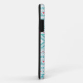 Coques Case-Mate iPhone Motif tribal Aztec Turquoise et rose (Dos/Droite)