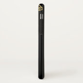 Coques Case-Mate iPhone Motif tribal chic noir (Dos/Gauche)