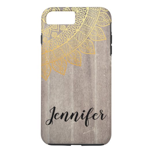 Coques Case-Mate iPhone Motif tribal chic noir (Dos)