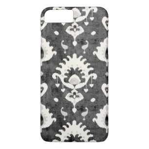 Case-Mate iPhone Case Motif tribal de ikat noir gris moderne