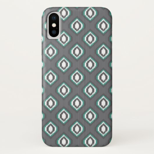 Coques Case-Mate iPhone Motif tribal de rétro ikat géométrique (Dos)