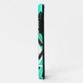 Coques Case-Mate iPhone Motif tribal de turquoise (Dos/Gauche)