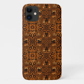 Coques Case-Mate iPhone Motif tribal en or (Dos)