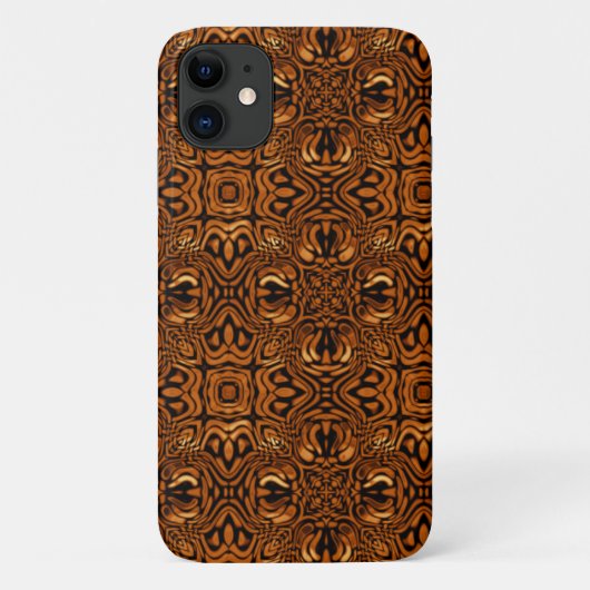 Coques Case-Mate iPhone Motif tribal en or (Dos)