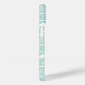 Coques Case-Mate iPhone Motif tribal Mint Aztec (Verso / Droite)