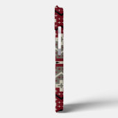 Coques Case-Mate iPhone Motif tribal Red Cream Abstrait (Verso / Gauche)