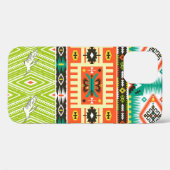 Coques Case-Mate iPhone Motif tribal transparent avec éléments géométrique (Verso (horizontal))