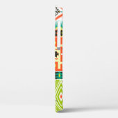 Coques Case-Mate iPhone Motif tribal transparent avec éléments géométrique (Verso / Gauche)