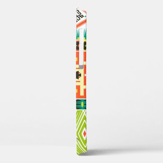 Coques Case-Mate iPhone Motif tribal transparent avec éléments géométrique (Verso / Gauche)