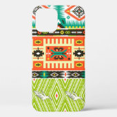 Coques Case-Mate iPhone Motif tribal transparent avec éléments géométrique (Verso)