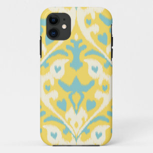 Etui iPhone Case-Mate motif tribal turquoise de girly ikat