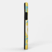 Coques Case-Mate iPhone motif tribal turquoise de girly ikat (Dos/Droite)