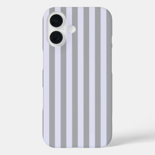Coques iPhone 16 Motif trié en gris et lavande