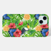 Coques Case-Mate iPhone Motif tropical (Verso (horizontal))