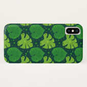 Coques Case-Mate iPhone Motif tropical avec liana et feuilles monstères (Dos (Horizontal))