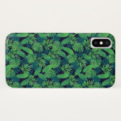 Coques Case-Mate iPhone Motif tropical de feuille (Dos (Horizontal))