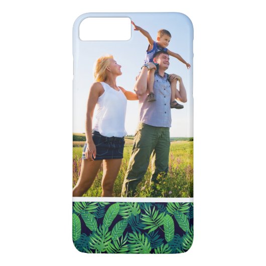 Coques Case-Mate iPhone Motif tropical de feuille de photo faite sur (Dos)
