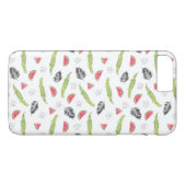 Coques Case-Mate iPhone Motif tropical de pastèque et de crocodile (Dos (Horizontal))