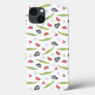 Etui iPhone Case-Mate Motif tropical de pastèque et de crocodile