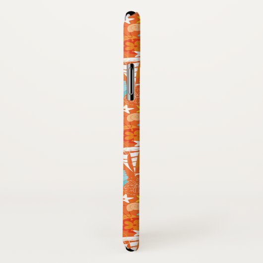 Coques Case-Mate iPhone Motif tropical de voilier (Dos/Droite)