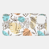 Coques Case-Mate iPhone Motif tropical d'été dessiné à la main (Verso (horizontal))