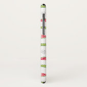 Coques Case-Mate iPhone Motif Tropical Watermelon & Crocodile (Dos/Gauche)