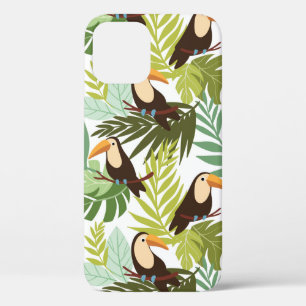 Case-Mate iPhone Case Motif tropicale sans couture avec toucan et palmie