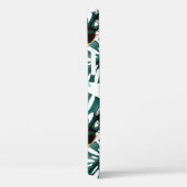 Coques Case-Mate iPhone Motif tropicale sans couture. Feuilles verts d'un (Verso / Droite)
