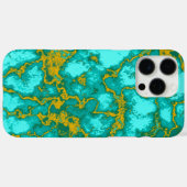 Coques Case-Mate iPhone Motif turquoise (Verso (horizontal))