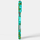 Coques Case-Mate iPhone Motif turquoise (Verso / Droite)