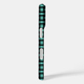 Coques Case-Mate iPhone Motif turquoise Black Weaver (Verso / Droite)