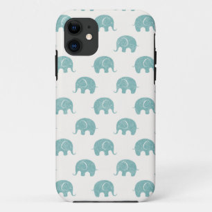 Coques Pour iPhone Motif Turquoise Cute Elephant