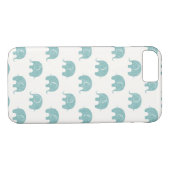 Coques Case-Mate iPhone Motif Turquoise Cute Elephant (Dos (Horizontal))