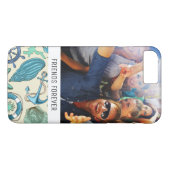 Coques Case-Mate iPhone Motif turquoise | d'animaux de mer votre photo et (Dos (Horizontal))
