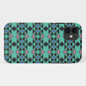 Coques Case-Mate iPhone Motif turquoise de hippie aztèque tribal (Dos (Horizontal))