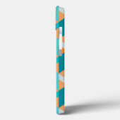 Coques Case-Mate iPhone Motif turquoise Et Orange (Verso / Gauche)