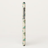 Coques Case-Mate iPhone Motif turquoise extérieur d'étape | de Geo (Dos/Gauche)