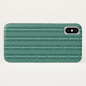 Coques Case-Mate iPhone Motif turquoise ornemental (Dos (Horizontal))