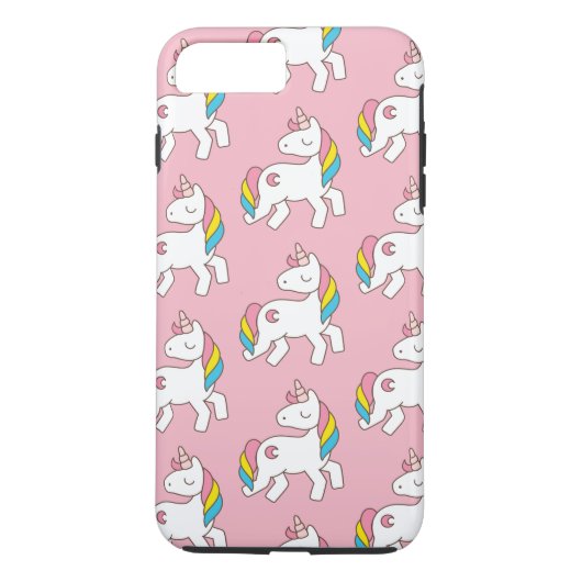 Coques Case-Mate iPhone Motif Unicorne rose (Dos)