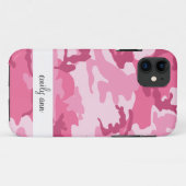 Coques Case-Mate iPhone Motif urbain rose de Camoflage (Dos (Horizontal))