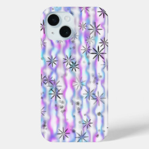 Coque Pour iPhone 15 Motif Vagues Étoilées Envoûtantes