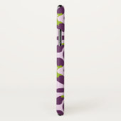 Coques Case-Mate iPhone Motif végétal d'aubergine violet végétal Conceptio (Dos/Droite)