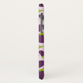 Coques Case-Mate iPhone Motif végétal d'aubergine violet végétal Conceptio (Dos/Gauche)