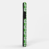 Coques Case-Mate iPhone Motif vert (Dos/Droite)