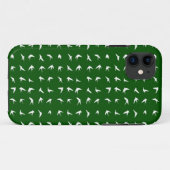 Coques Case-Mate iPhone Motif vert 1 d'oiseau (Dos (Horizontal))