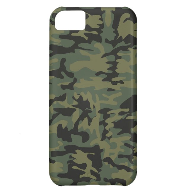 Coques Case-Mate iPhone Motif vert de camo (Dos)