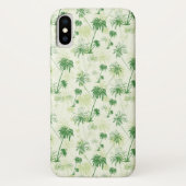 Coques Case-Mate iPhone Motif vert de palmier (Dos)