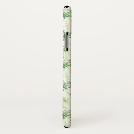 Coques Case-Mate iPhone Motif vert de palmier (Dos/Droite)
