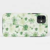 Coques Case-Mate iPhone Motif vert de palmier (Dos (Horizontal))